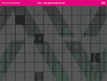 Tablet Screenshot of folien-express.de